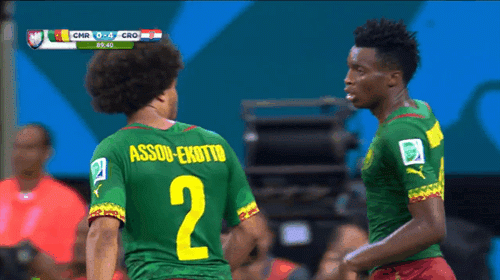 Assou-Ekotto headbutts Cameroon teammate at the World Cup