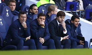 Pochettino watches Spurs Stoke Pochettino watches Spurs Stoke