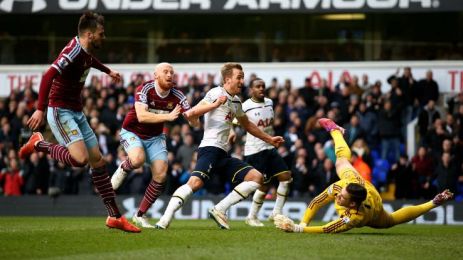 Kane scores against West Ham